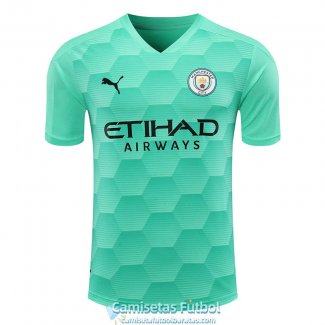 Camiseta Manchester City Portero Green 2020/2021