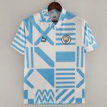 Camiseta Manchester City Pre Match Blue White 2022/2023