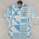 Camiseta Manchester City Pre Match Blue White 2022/2023