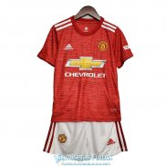 Camiseta Manchester United Ninos Primera Equipacion 2020-2021