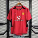 Camiseta Manchester United Retro Primera Equipacion 2002/2004