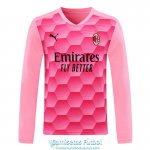 Camiseta Manga Larga AC Milan Portero Pink 2020/2021
