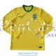 Camiseta Manga Larga Brasil Primera Equipacion 2020/2021