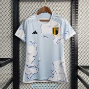 Camiseta Mujer Belgica Segunda Equipacion 2023/2024