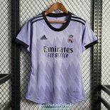 Camiseta Mujer Real Madrid Segunda Equipacion 2022/2023