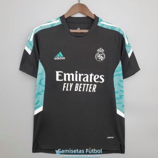 Camiseta Real Madrid Training Black Green III 2021/2022