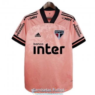 Camiseta Sao Paulo FC Pink 2020/2021 All Sponsors