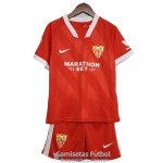 Camiseta Sevilla Ninos Segunda Equipacion 2020-2021