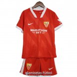 Camiseta Sevilla Ninos Segunda Equipacion 2020-2021