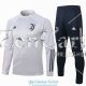 Juventus Sudadera De Entrenamiento Light Grey + Pantalon 2020-2021