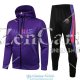 PSG x Jordan Chaqueta Capucha Purple+ Pantalon Black 2021/2022