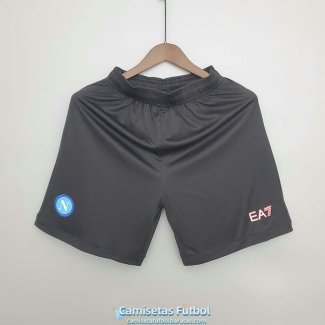 Pantalon Corto Napoli Black 2021/2022