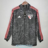 Sao Paulo FC Chaqueta Rompevientos Black Pattern 2021/2022