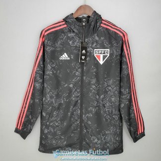 Sao Paulo FC Chaqueta Rompevientos Black Pattern 2021/2022