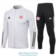 Sport Club Internacional Chaqueta White + Pantalon 2020-2021