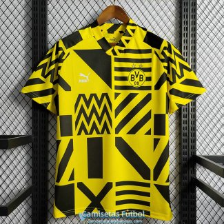 Camiseta Borussia Dortmund Pre Match Training Yellow I 2022/2023