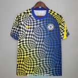 Camiseta Chelsea Training Blue Yellow II 2021/2022