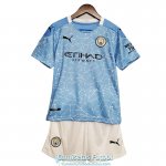 Camiseta Manchester City Ninos Primera Equipacion 2020-2021