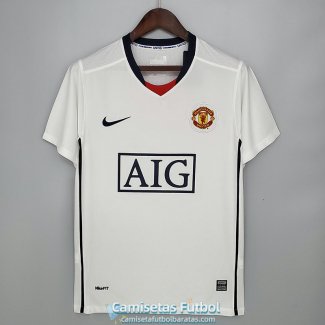 Camiseta Manchester United Retro Segunda Equipacion League Edition 2008/2009