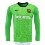 Camiseta Manga Larga Barcelona Portero Green 2020/2021