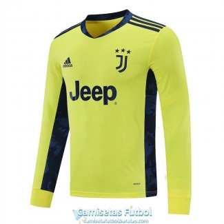 Camiseta Manga Larga Juventus Portero Yellow 2020-2021