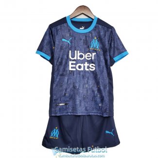 Camiseta Olympique Marseille Ninos Segunda Equipacion 2020-2021