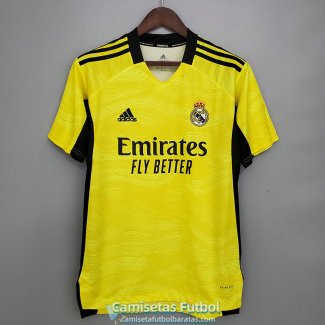 Camiseta Real Madrid Portero Yellow 2021/2022