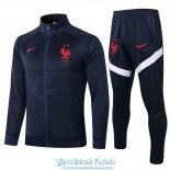 Francia Chaqueta Navy + Pantalon Navy 2020-2021