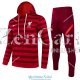 Liverpool Sudadera Capucha Red II + Pantalon Red 2021/2022