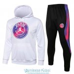 PSG x Jordan Sudadera Capucha White I+ Pantalon Black 2021/2022