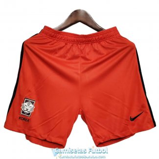 Pantalon Corto Corea Red 2020-2021