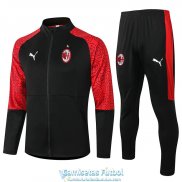 AC Milan Chaqueta Black + Pantalon 2020-2021