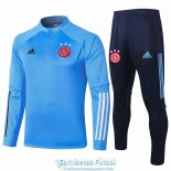 Ajax Sudadera De Entrenamiento Blue + Pantalon 2020-2021