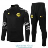 Borussia Dortmund Sudadera De Entrenamiento Black + Pantalon 2020-2021