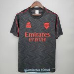 Camiseta Arsenal Training Adidas x 424 Black 2021/2022