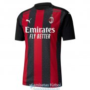 Camiseta Authentic AC Milan Primera Equipacion 2020-2021