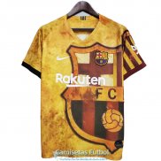 Camiseta Barcelona Training Suit Yellow 2020-2021