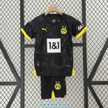 Camiseta Borussia Dortmund Ninos Segunda Equipacion 2023/2024