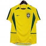 Camiseta Brasil Retro Primera Equipacion 2002 2003
