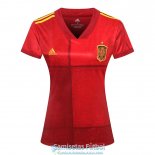 Camiseta Espana Camiseta Mujer Primera Equipacion 2020-2021