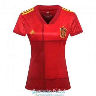 Camiseta Espana Camiseta Mujer Primera Equipacion 2020-2021
