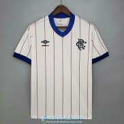 Camiseta Glasgow Rangers Retro Segunda Equipacion 1982/1983