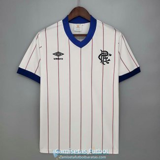 Camiseta Glasgow Rangers Retro Segunda Equipacion 1982/1983