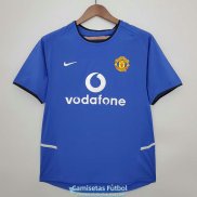Camiseta Manchester United Retro Segunda Equipacion 2002/2004