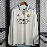 Camiseta Manga Larga Real Madrid Primera Equipacion 2022/2023