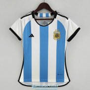 Camiseta Mujer Argentina Primera Equipacion 2022/2023