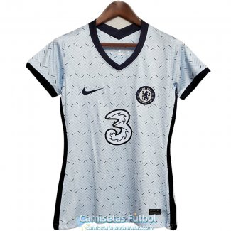 Camiseta Mujer Chelsea Segunda Equipacion 2020-2021