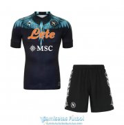 Camiseta Napoli Kappa x Marcelo Burlon Ninos 2021/2022
