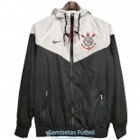 Corinthians Chaqueta Rompevientos Black White 2020-2021