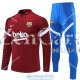 Barcelona Sudadera De Entrenamiento Red + Pantalon Blue 2021/2022